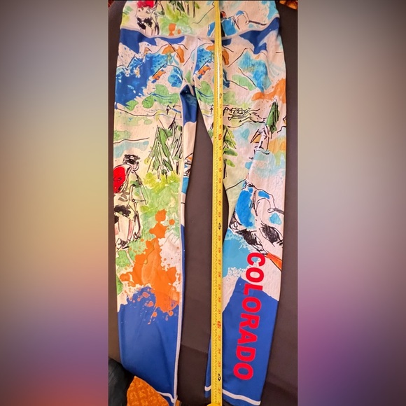 Colorado atheletic leggings. Fun colors Get your State on! - Picture 2 of 5